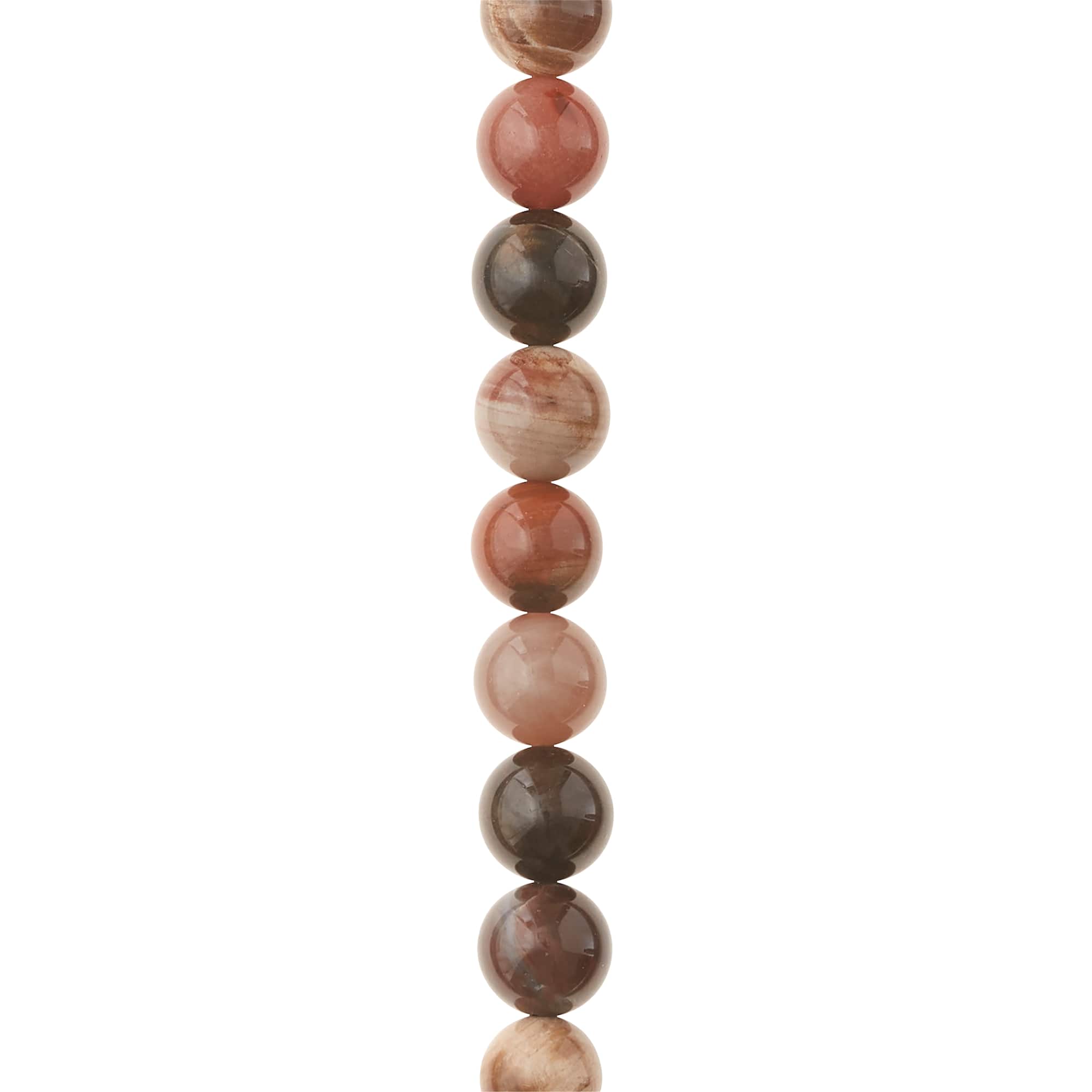 Wood Opalite Round Beads by Bead Landing®, 8mm